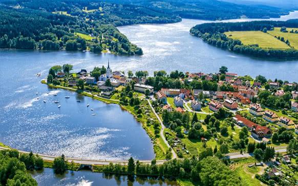 Apartman Jestrabi Lipno Černá v Pošumaví Dış mekan fotoğraf